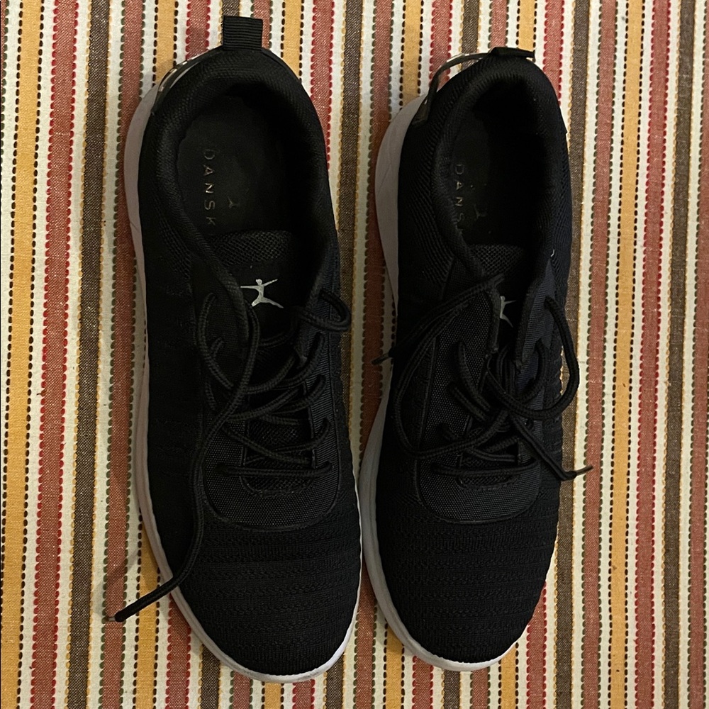 Danskin Women's Black Sneakers with White Soles